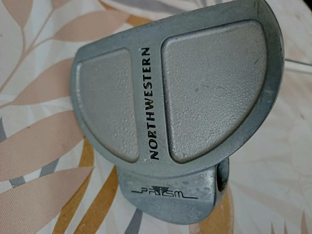 Northwestern Golf putter. Right handed club. - Image 1