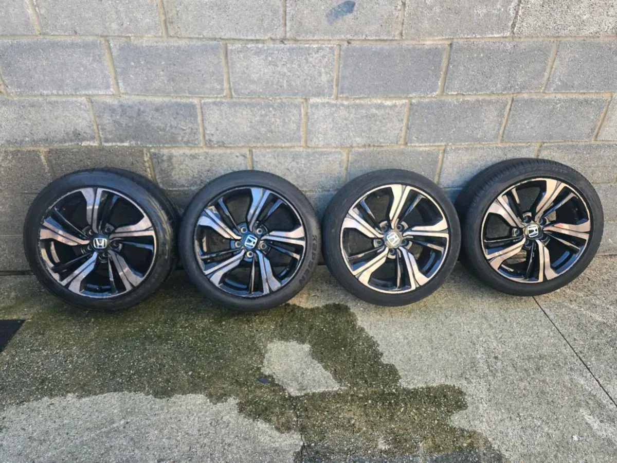 Genuine 17inch Honda Alloys - Image 1