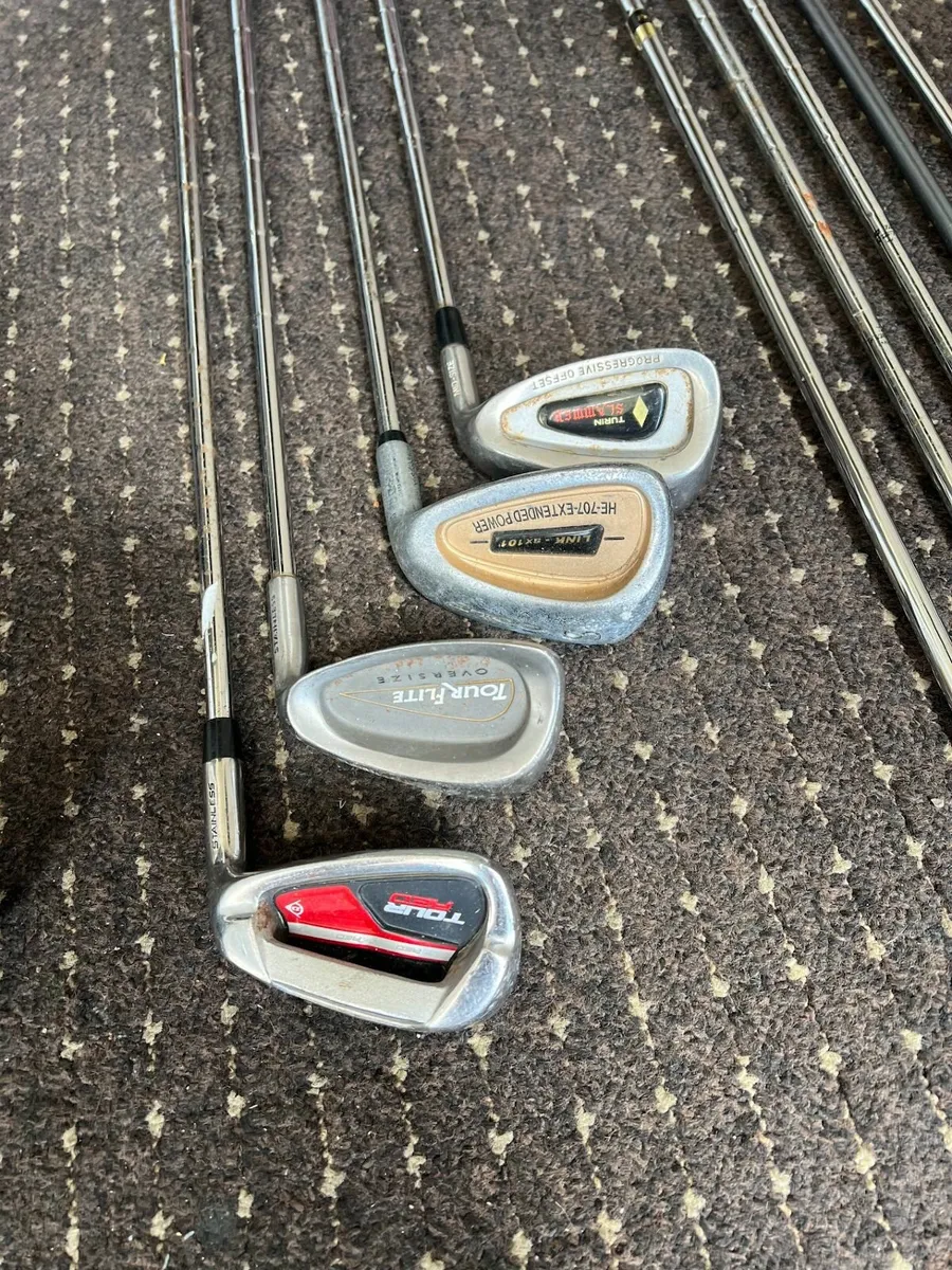 Spalding Bag + Mixed Golf Clubs Irons - Image 4
