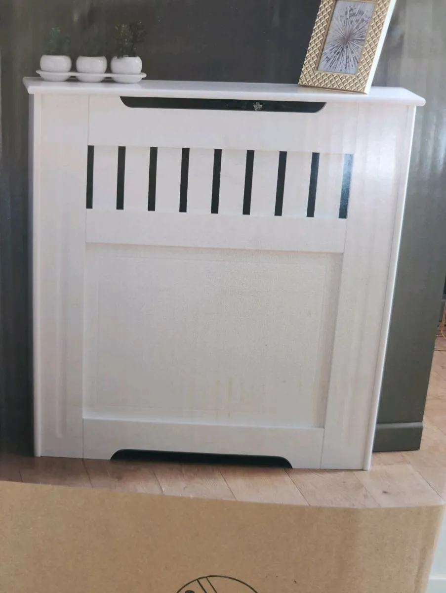 Radiator Cover White H81 X W78 X D19 - Image 2