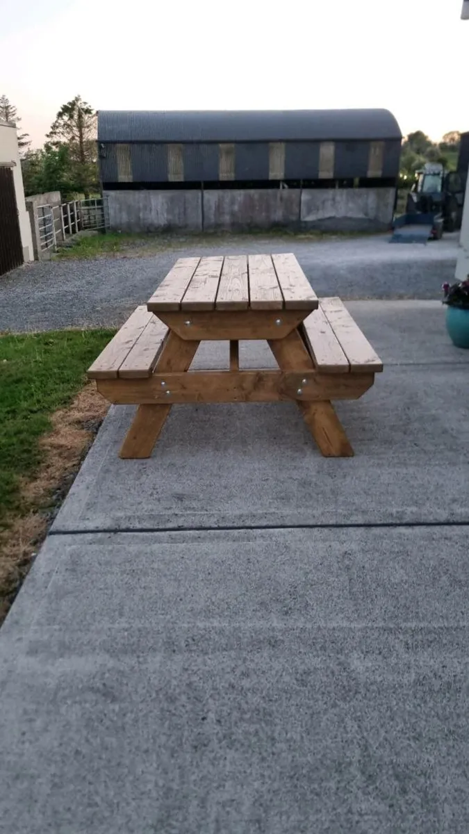 All weather picnic bench - Image 2