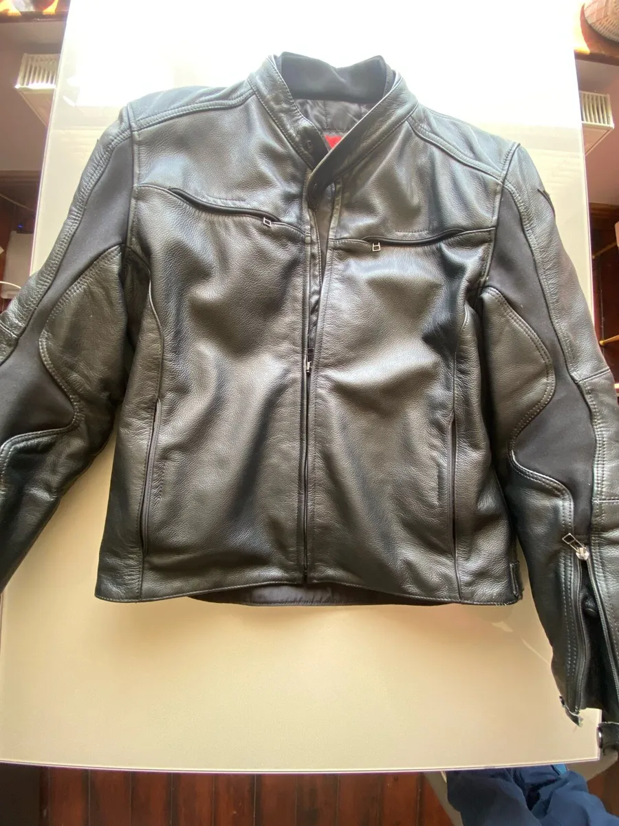 Dainese leather jacket (54) and Dainese leather tr - Image 1