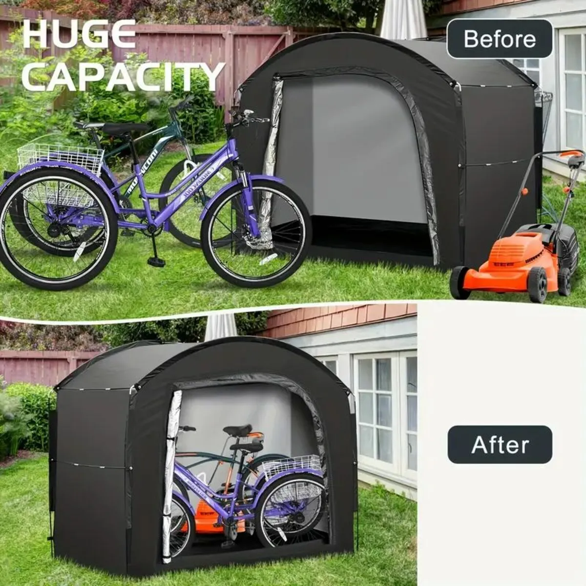 Outdoor Bicycle Storage Tent - Image 3