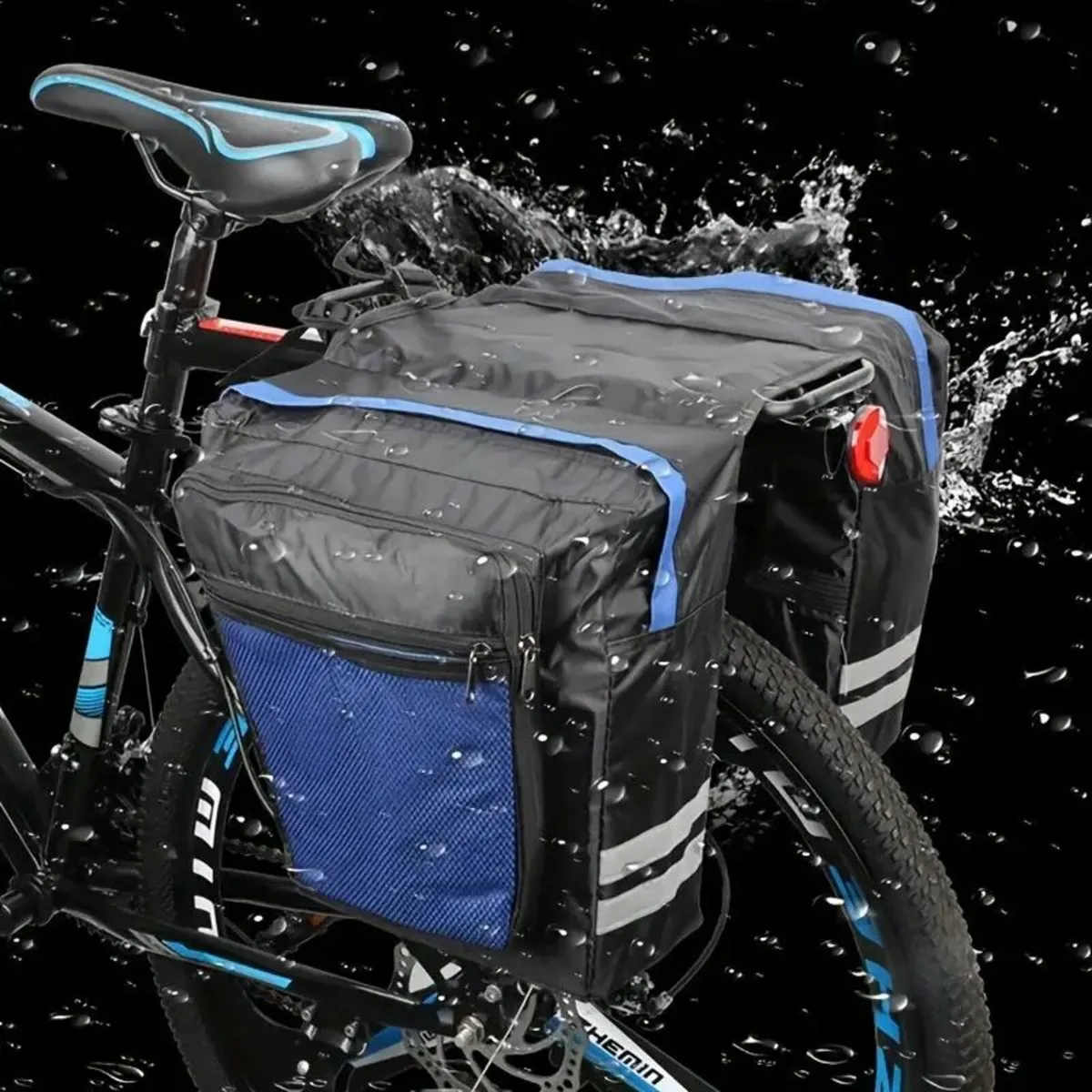 Large Capacity Bicycle Rear Rack Bag - Image 3