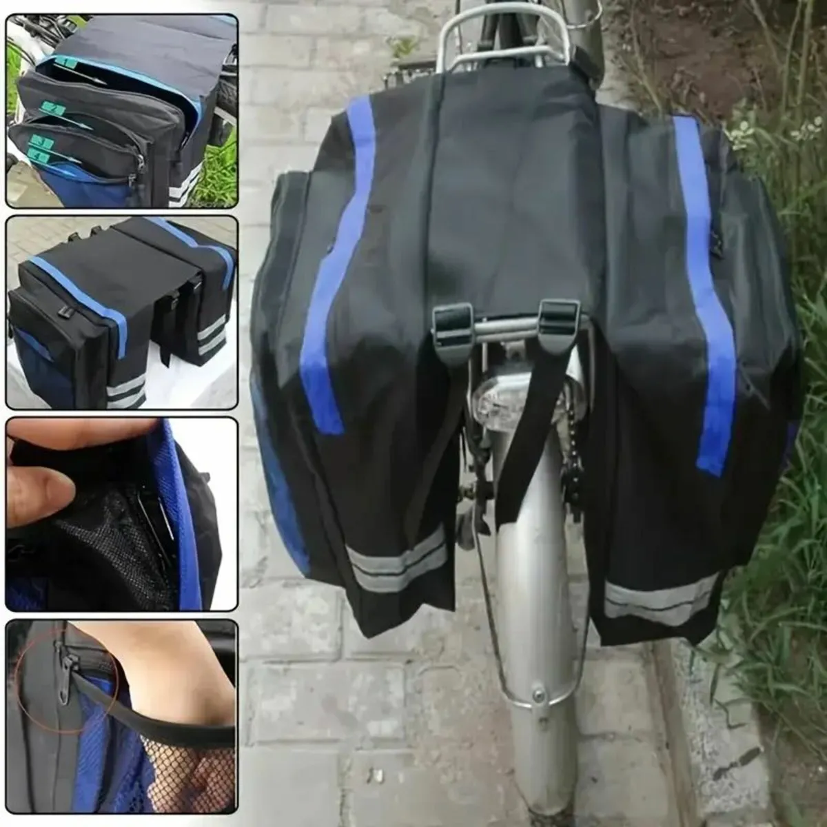 Large Capacity Bicycle Rear Rack Bag - Image 4