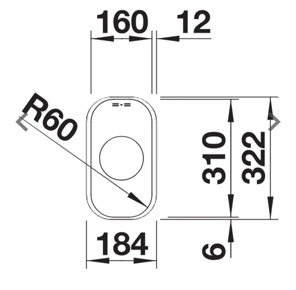 Blanco Supra 160U Undermount sink - Image 4