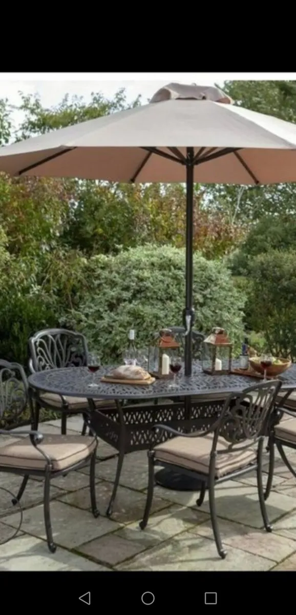 Brand New Hartman Bronze  Cast Aluminium 6 Seater - Image 1