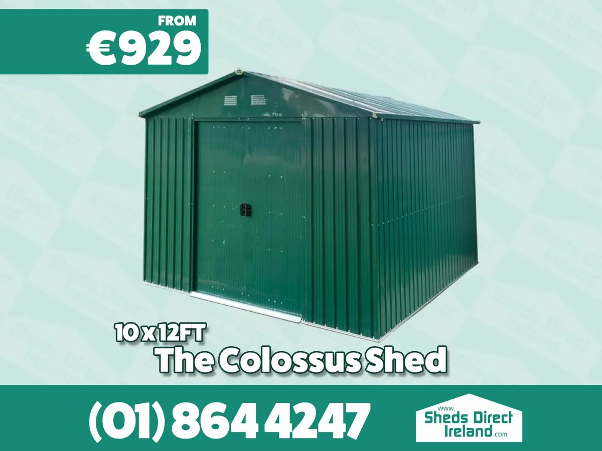 10ft x 12ft Steel Classic Shed - Image 1