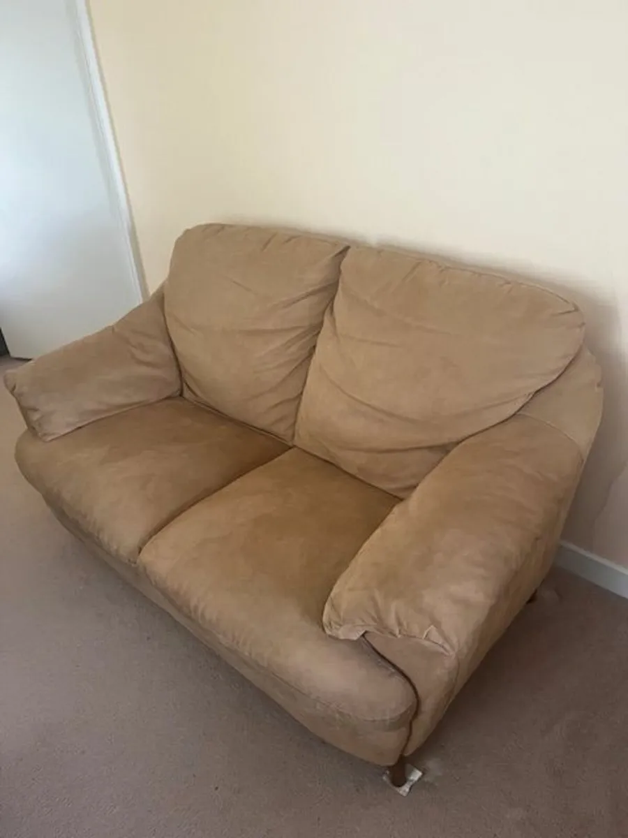Tan Suede Lounge - Image 1