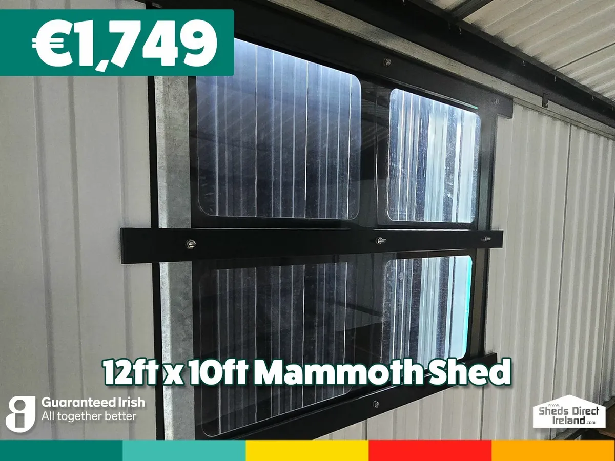 12ft x 10ft Steel Mammoth Shed - Image 4