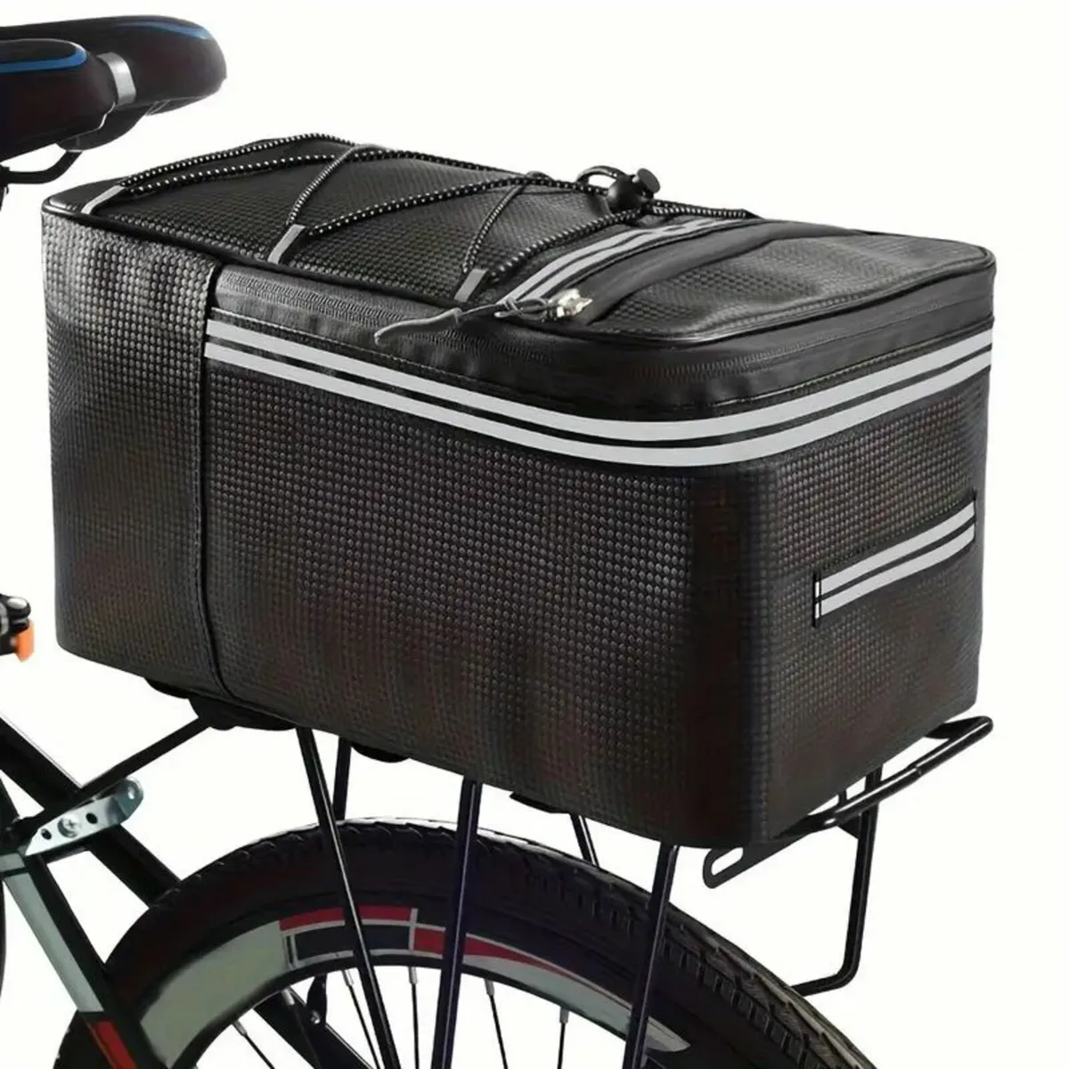 15L Waterproof PU Bicycle Saddle Bag - Image 1