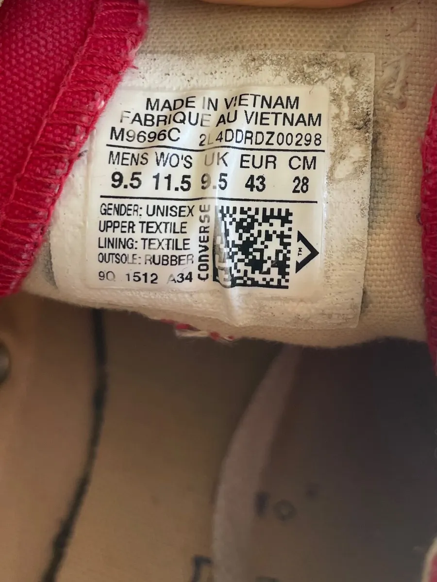 Converse 9.5 UK. 43 EU - Image 3