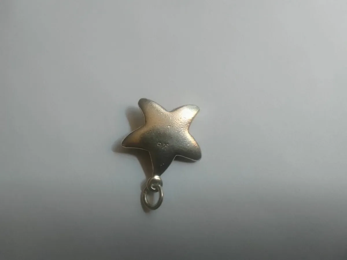 STERLING SILVER VINTAGE MARCASITE STARFISH - Image 4