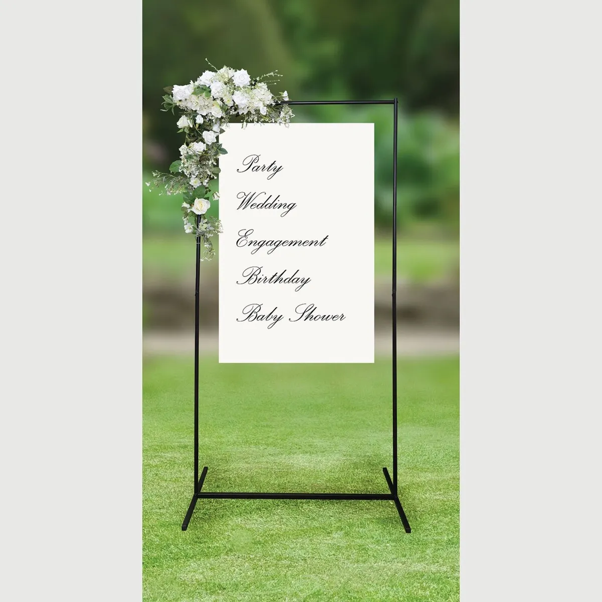 Metal sign stand - Image 1
