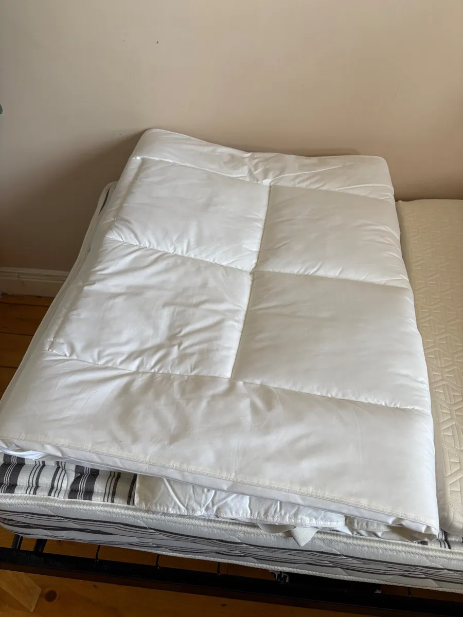 3 ft bed frame and mattress /2mattress toppers - Image 4