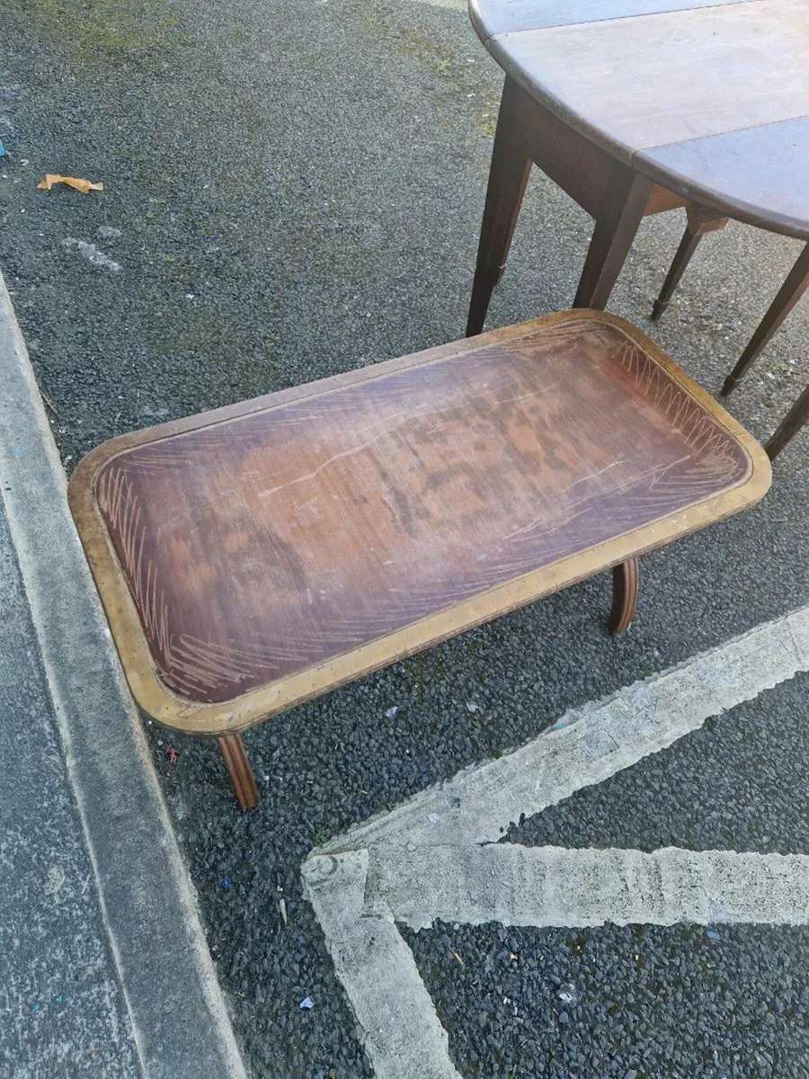 Vintage Antique Coffee Table - Image 3