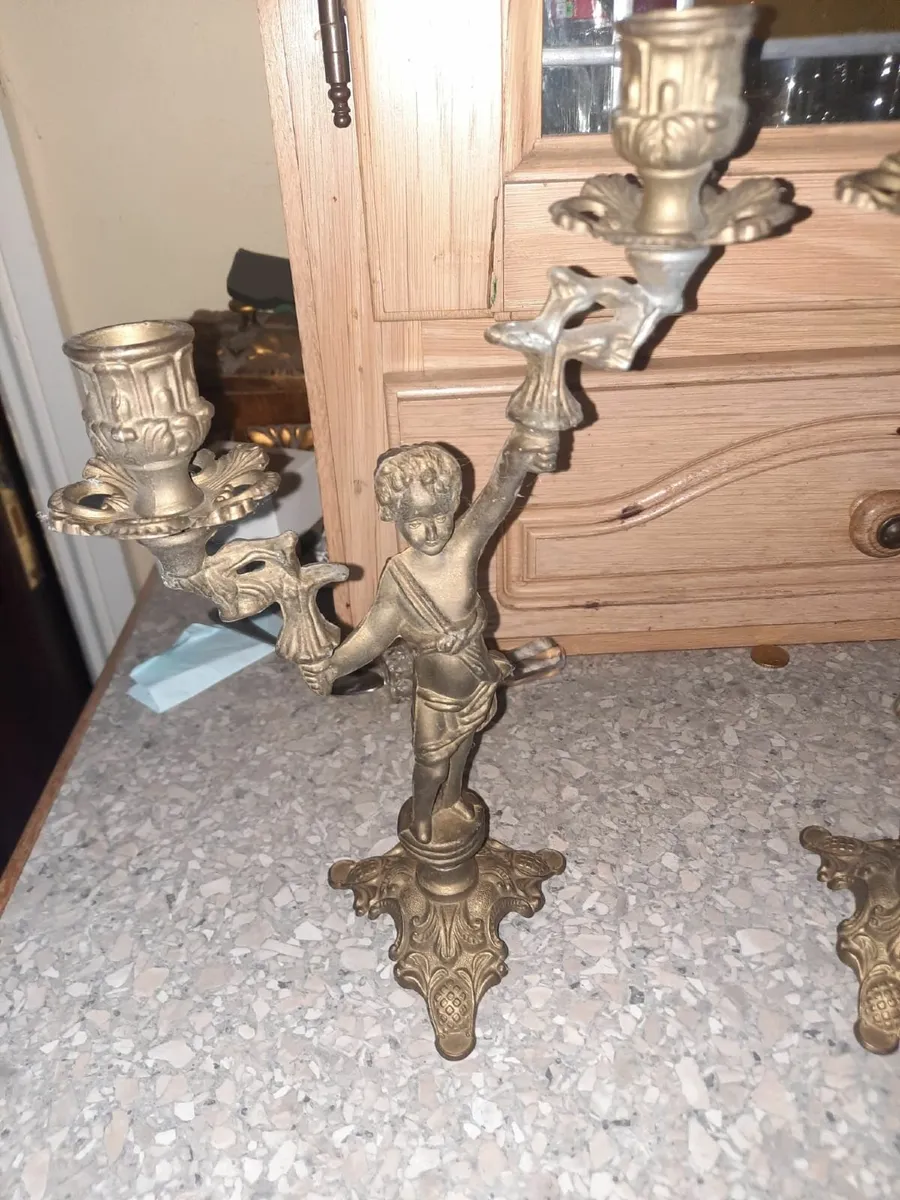 Vintage candle holders - Image 1