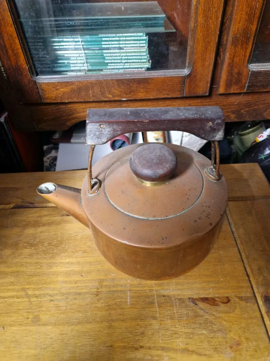 Vintage Copper Kettle - Image 2