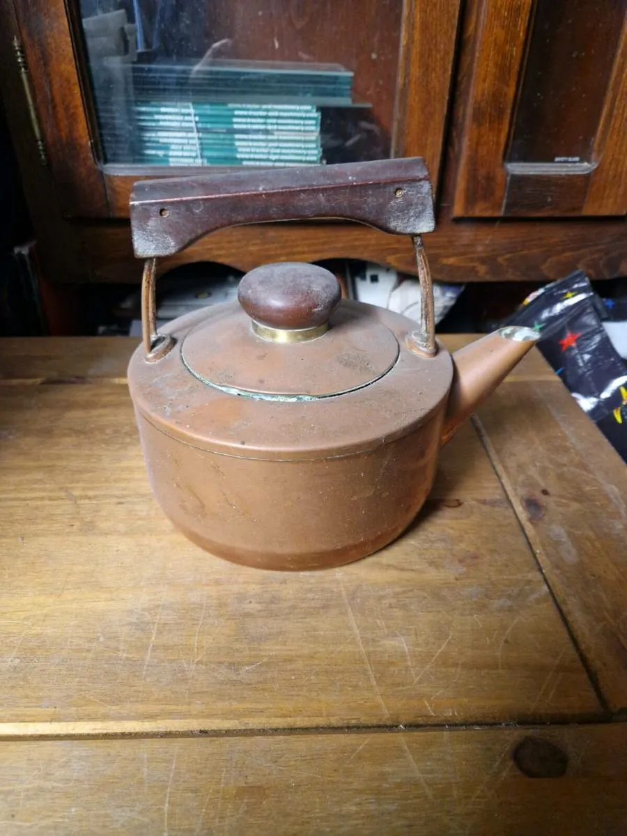 Vintage Copper Kettle - Image 3