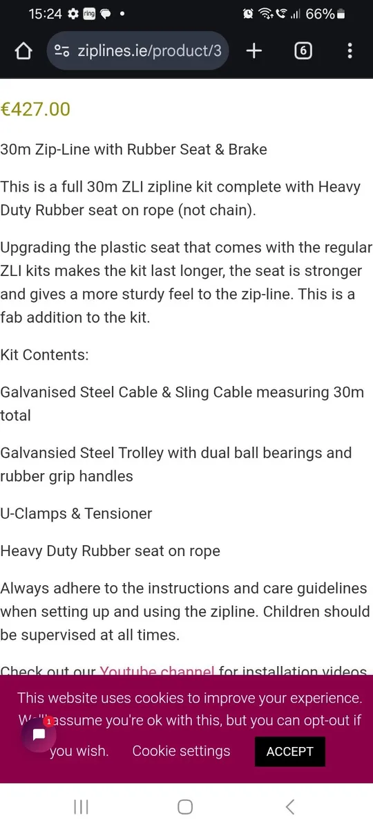 30 mtr zipline - Image 3