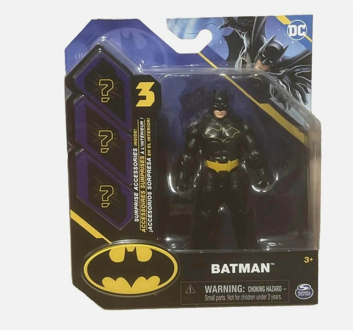 DC Batman Figure 10cm With 3 Surprise Accessories - Image 2