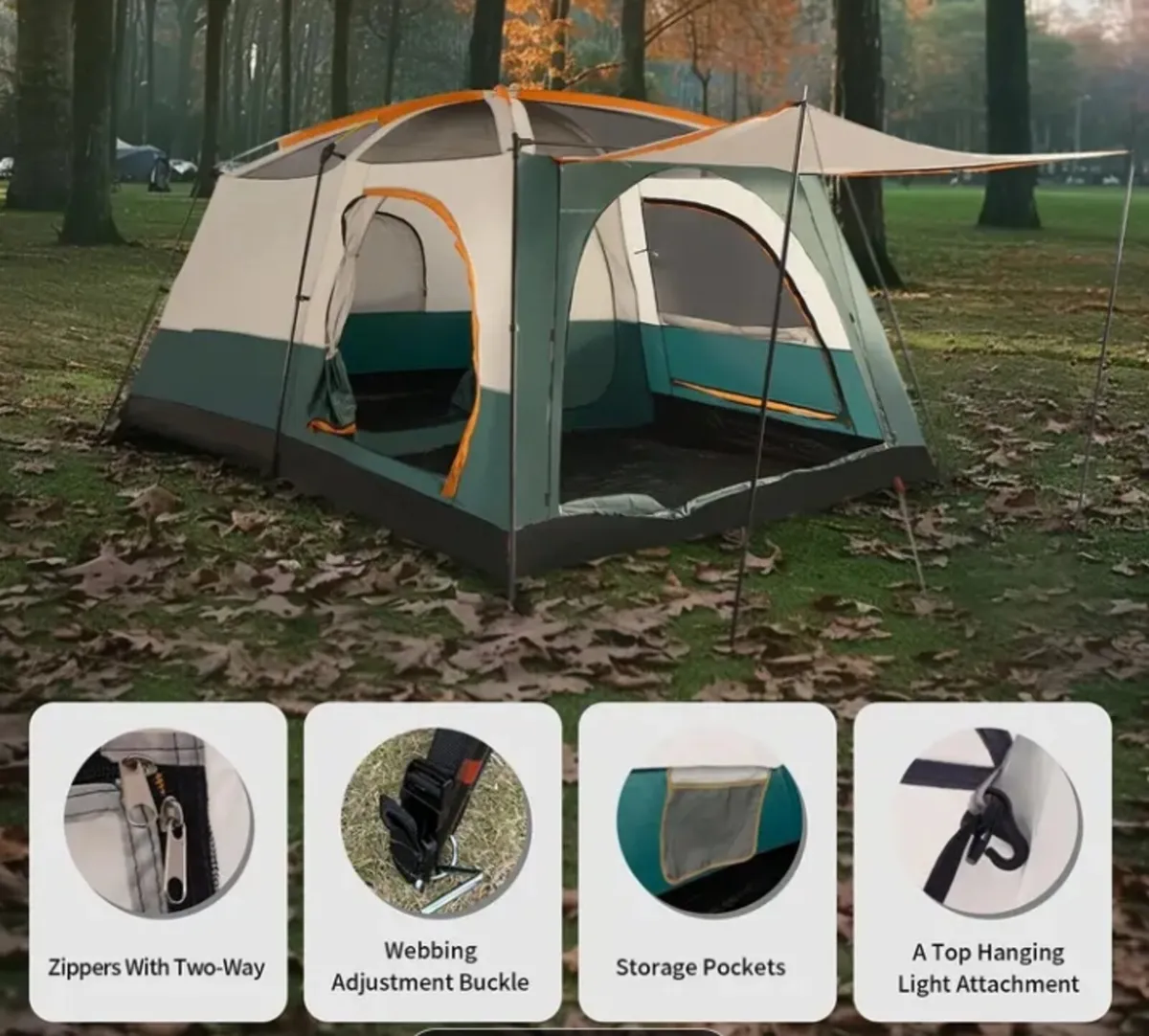 Large family size tent 6 to 8 person - Image 4