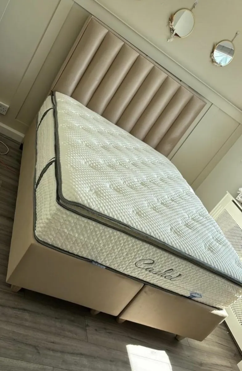 4ft6 double size ottoman storige bed with mattress - Image 1