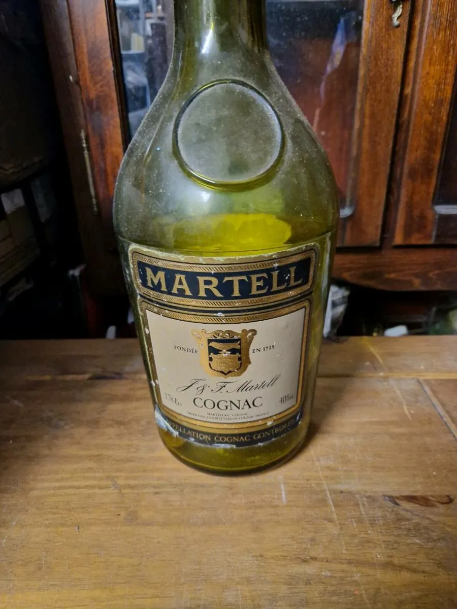 Vintage Large Martell Brandy Bottle - Image 2