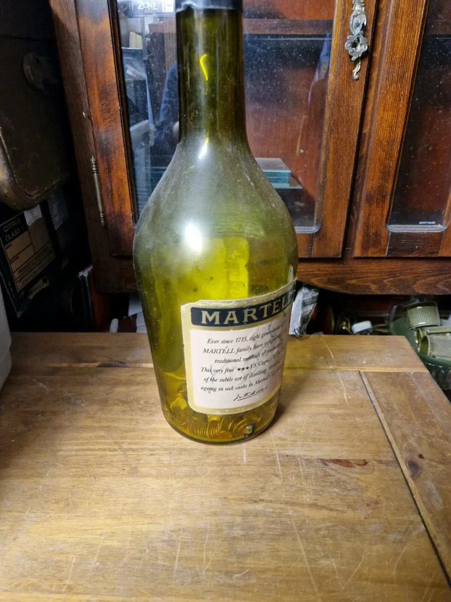 Vintage Large Martell Brandy Bottle - Image 3