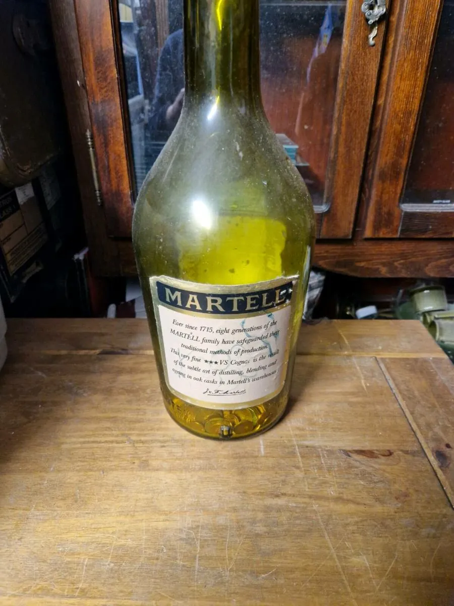 Vintage Large Martell Brandy Bottle - Image 4