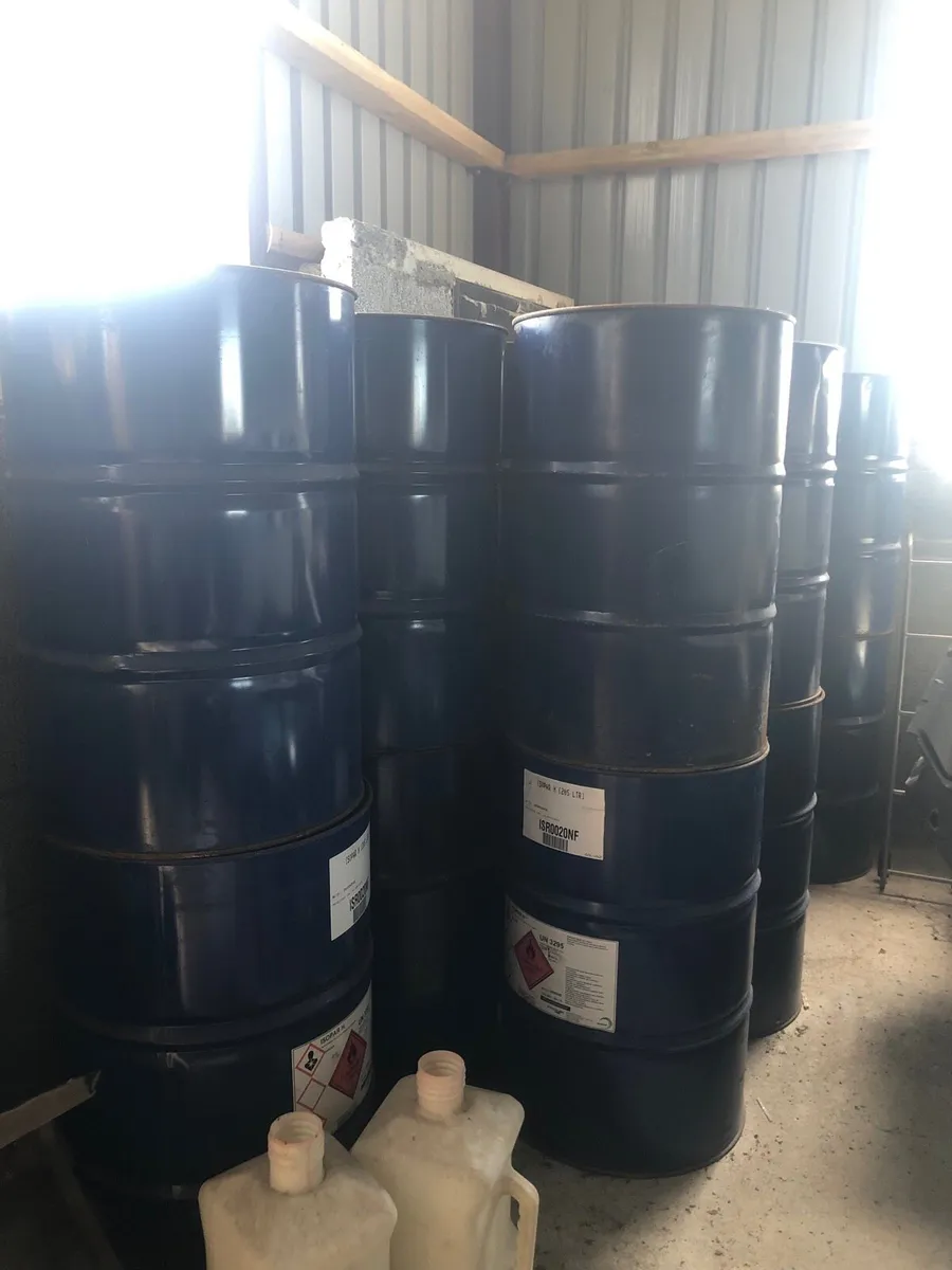 15 Steel barrels