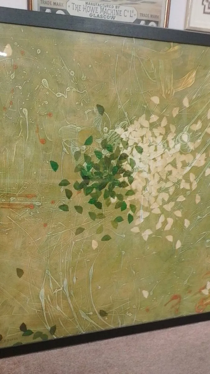 Large Original Oil On Paper Signed Artwork - Image 2