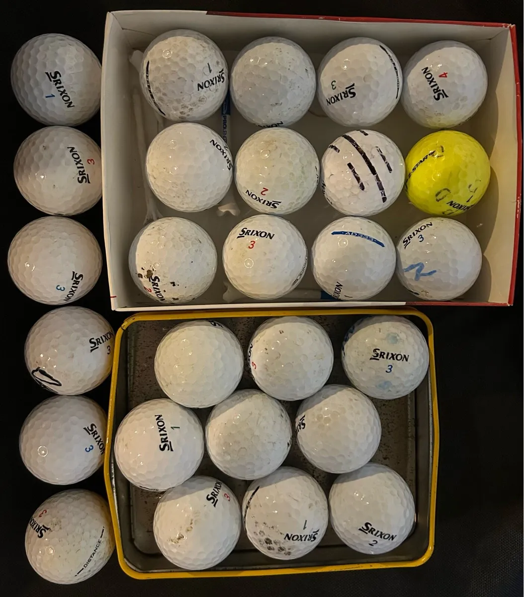 Srixon and Callaway golf balls - Image 1