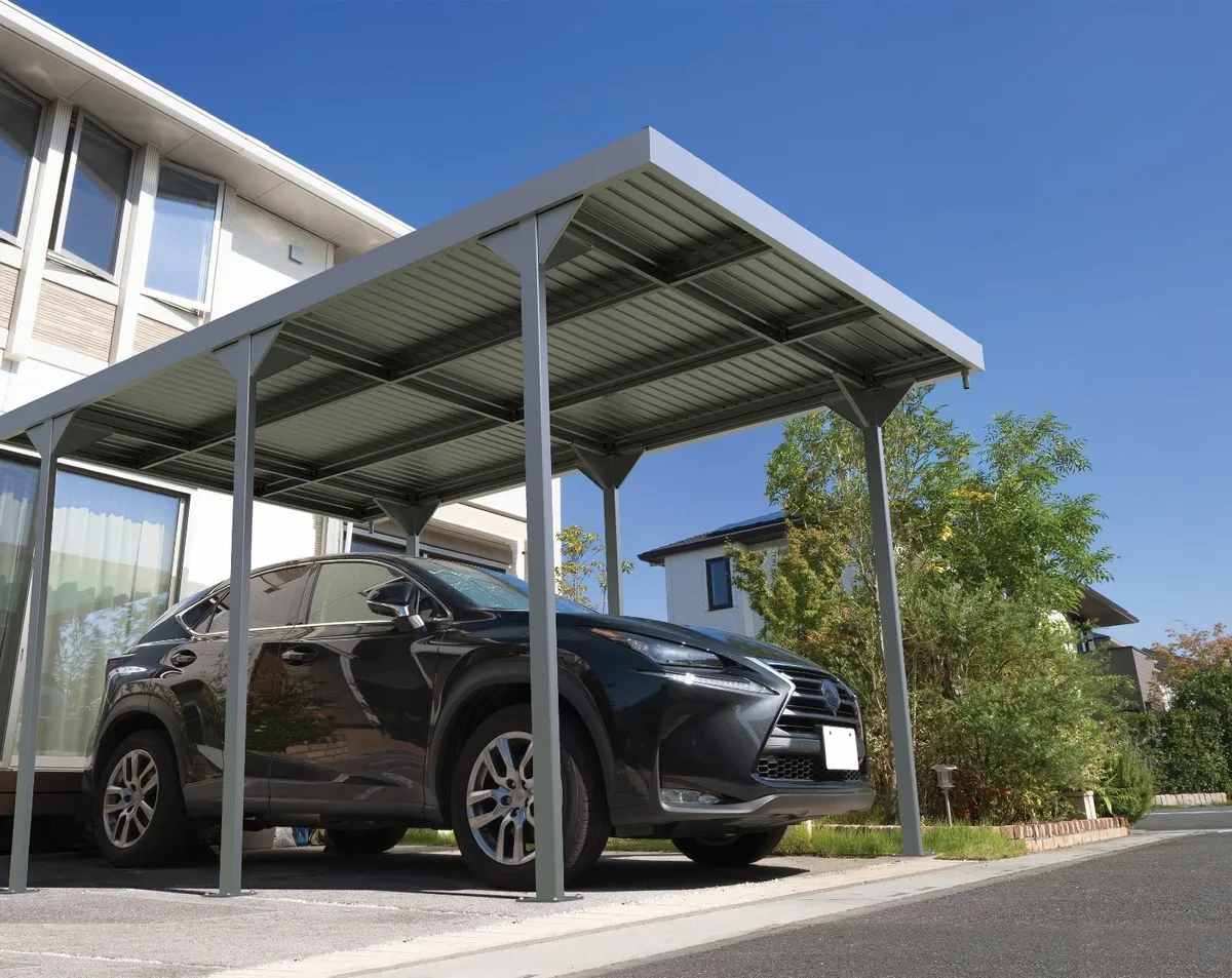 Palladium 10x17 Steel Car Port Shelter. - Image 3