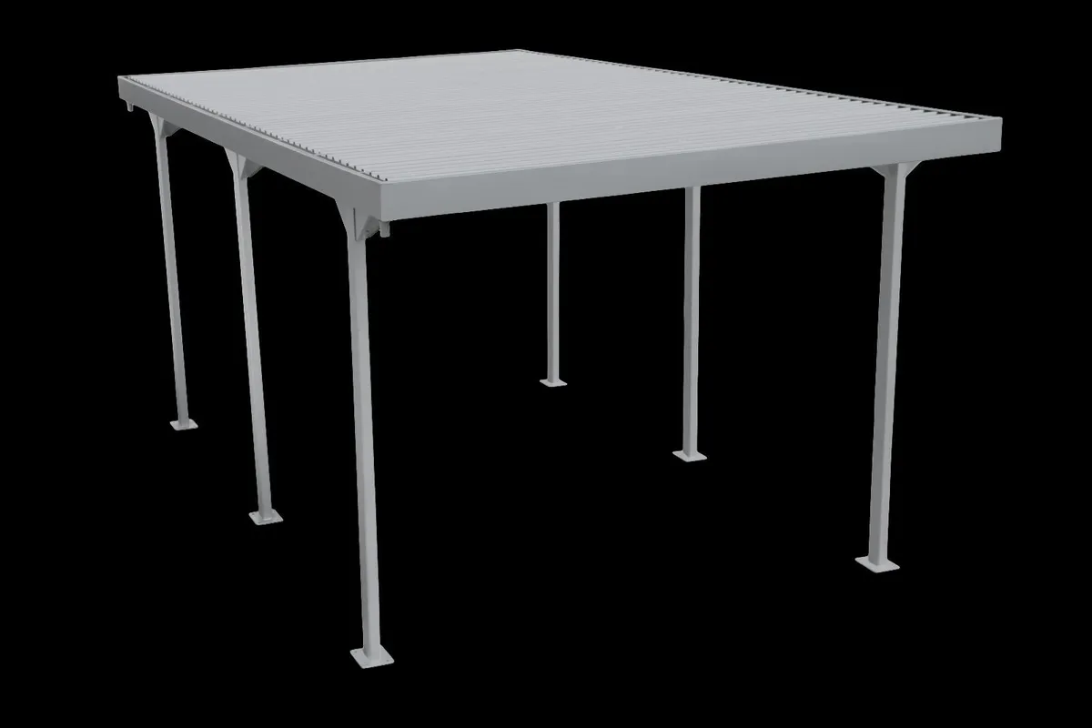 Palladium 10x17 Steel Car Port Shelter. - Image 4