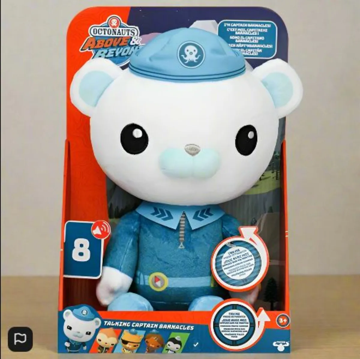 Octonauts Above & Beyond Sound Effects Plush Capta - Image 3