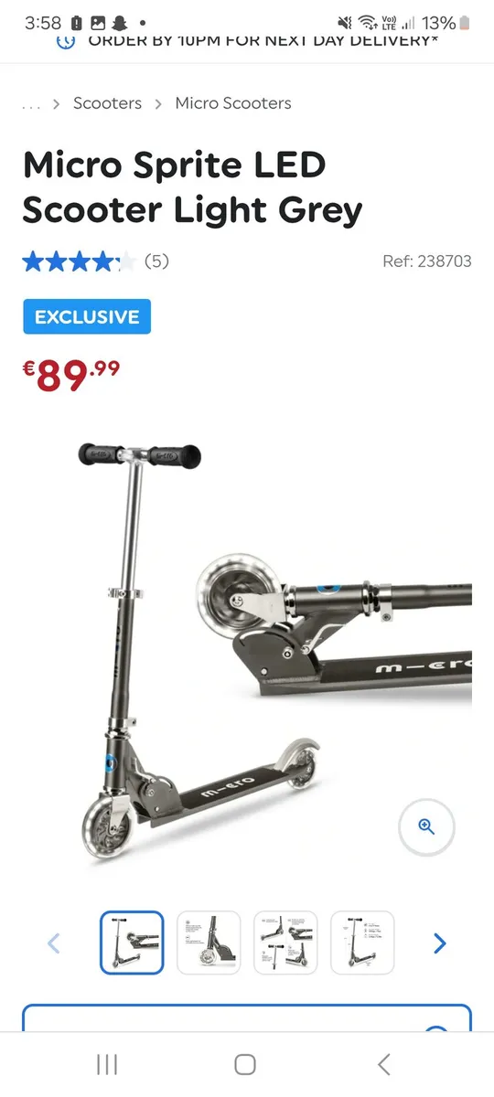 Childs scooter