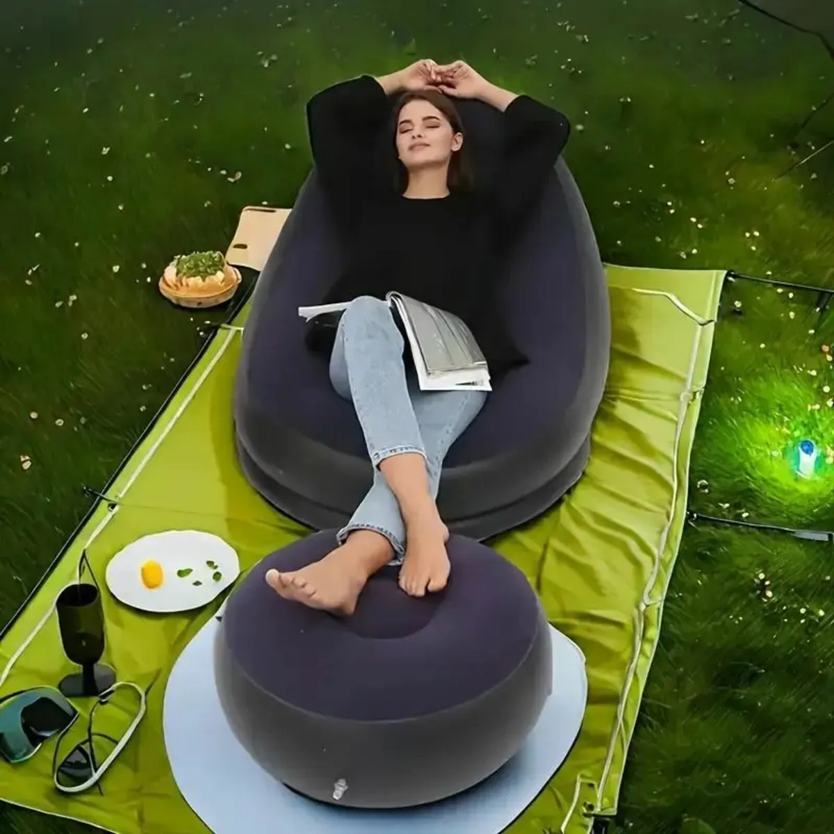 Portable Inflatable Sofa Bed - Image 3