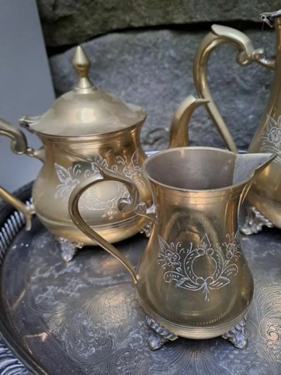 Brass Tea and Coffee set - Image 2