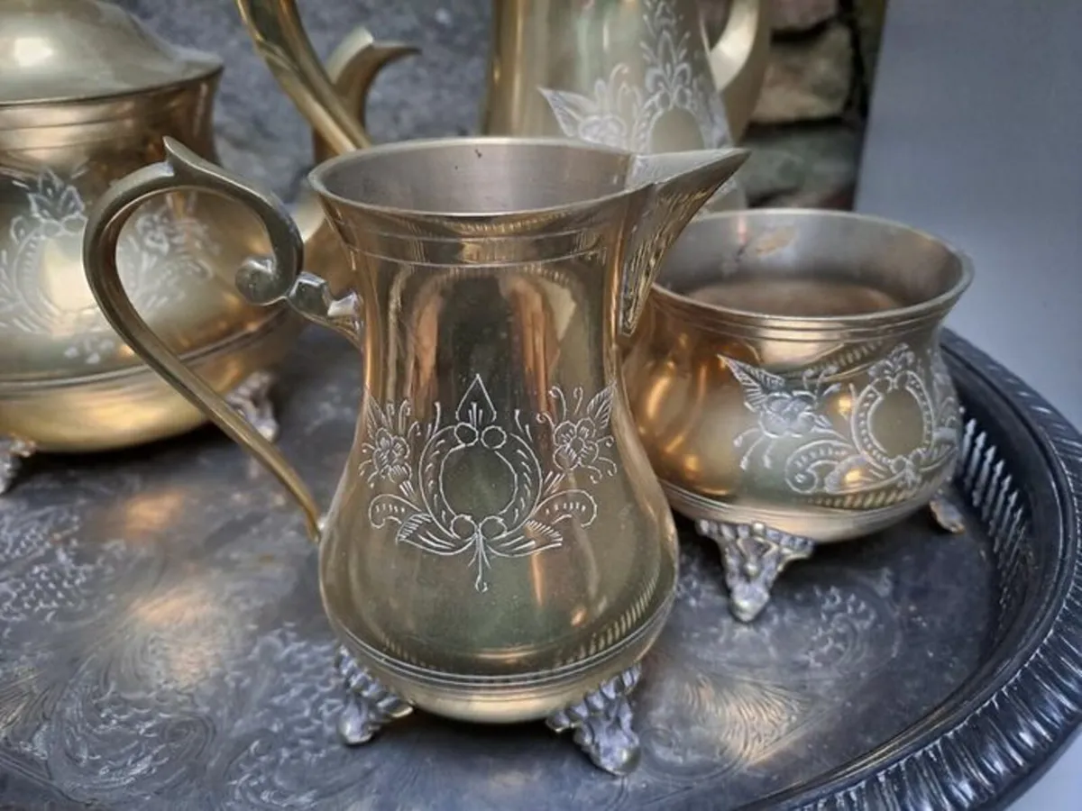 Brass Tea and Coffee set - Image 3