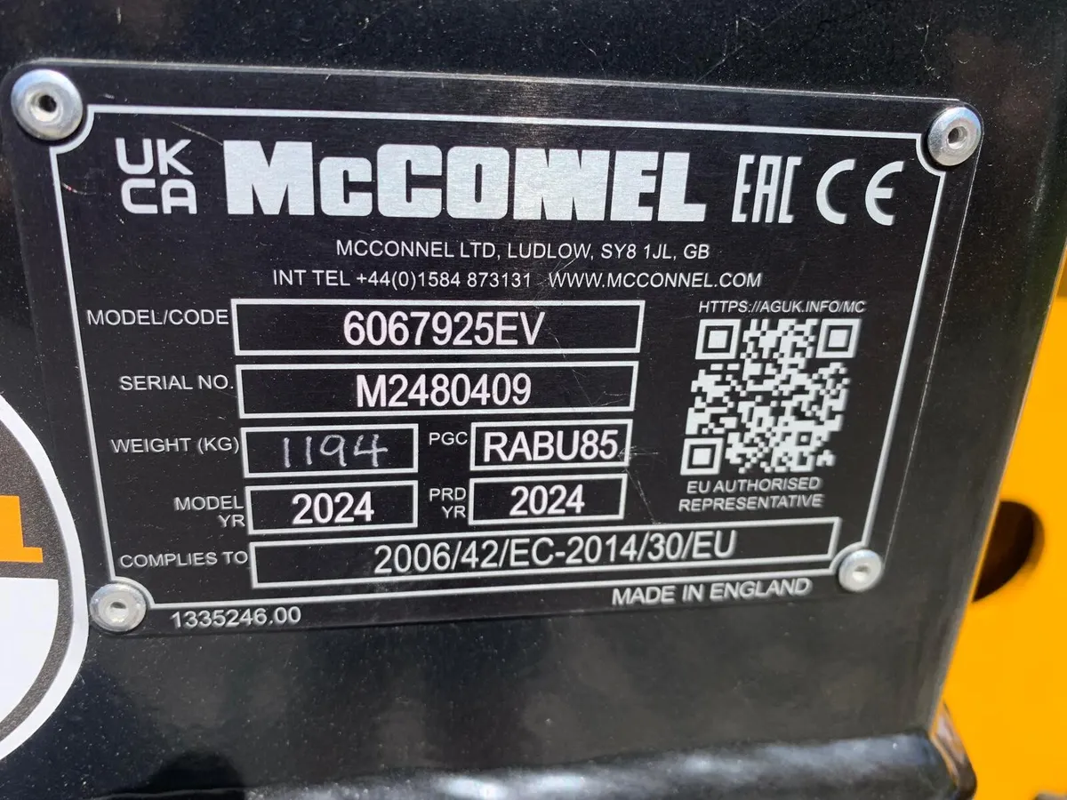 MCCONNEL PA6067 RH CUT - Image 2