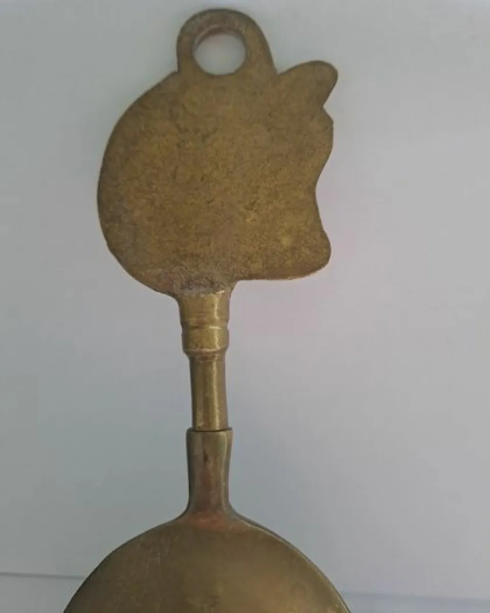 Vintage Brass shovel scoop - Image 4