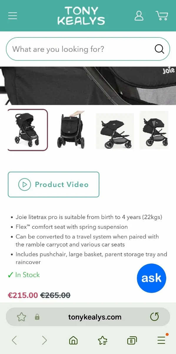 Joie Buggy Shale - Image 2