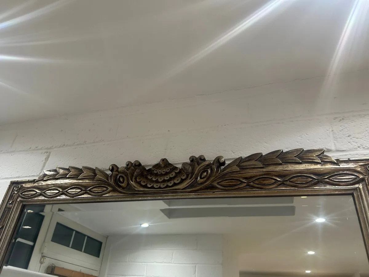 Gold trim mirror - Image 2