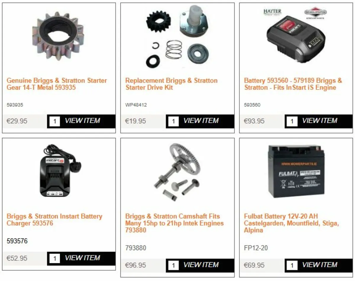 Castelgarden Mountfield Stiga Alpina Battery - Image 1