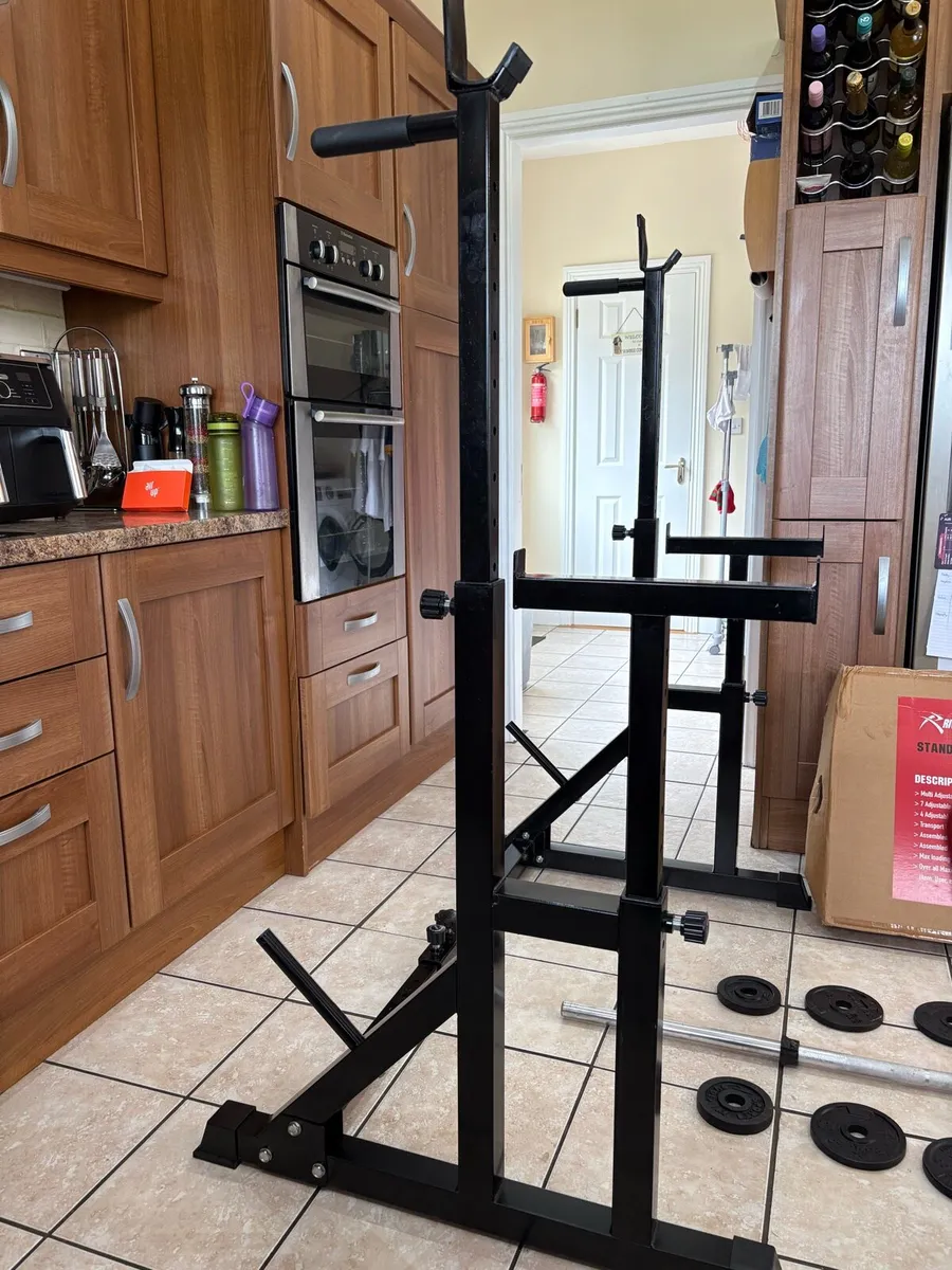 WEIGHT BENCH (NEW!), METAL WEIGHTS,SQUAT RACK,BARS - Image 4