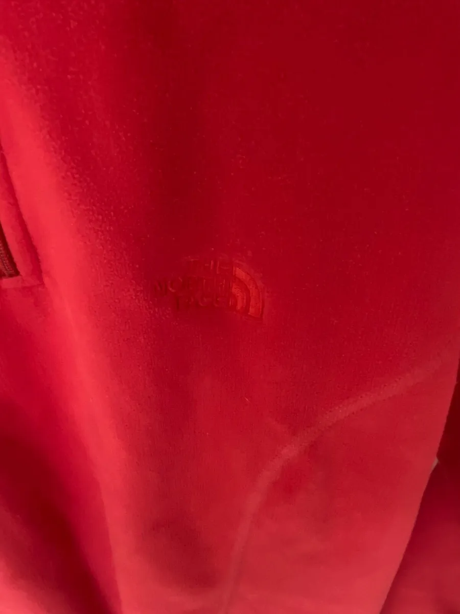 North Face Half Zip Fleece - Red - Image 1
