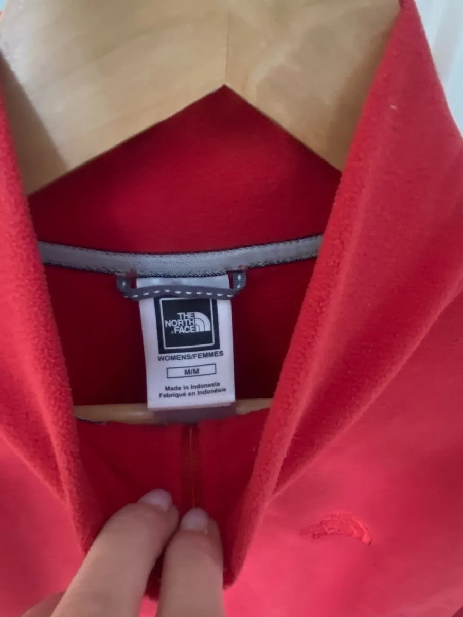 North Face Half Zip Fleece - Red - Image 2