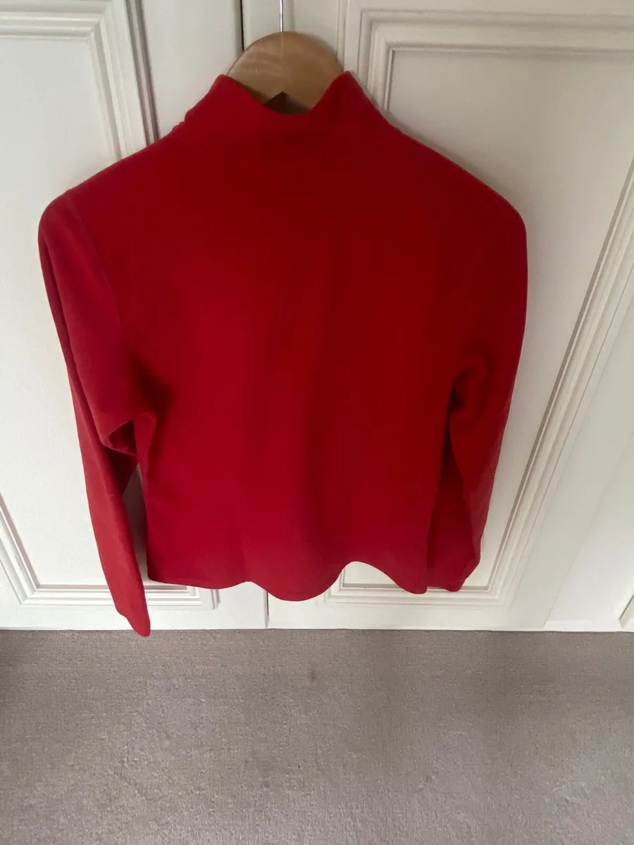 North Face Half Zip Fleece - Red - Image 4