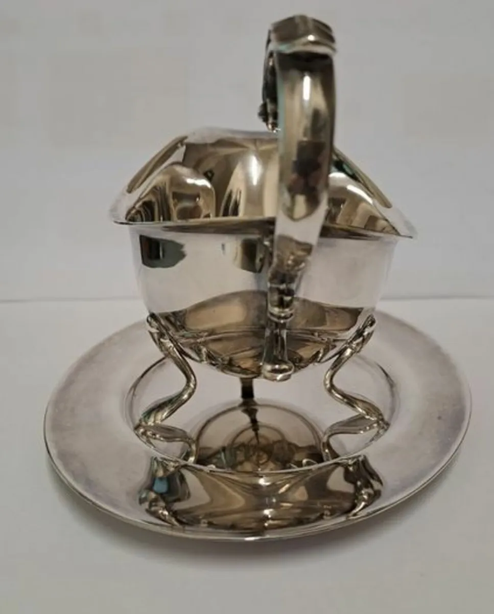 Vintage silver plated sauce boat - Image 2